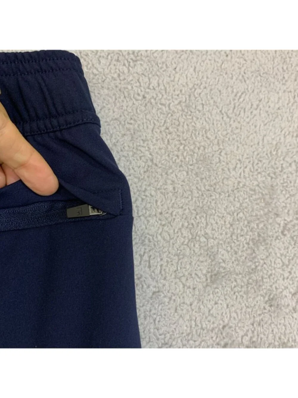 NWT Russell Athletic Men's S Navy Tapered Fit Pants Stretch